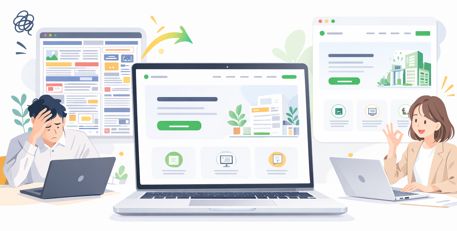 自治体の変化 事業者の変化